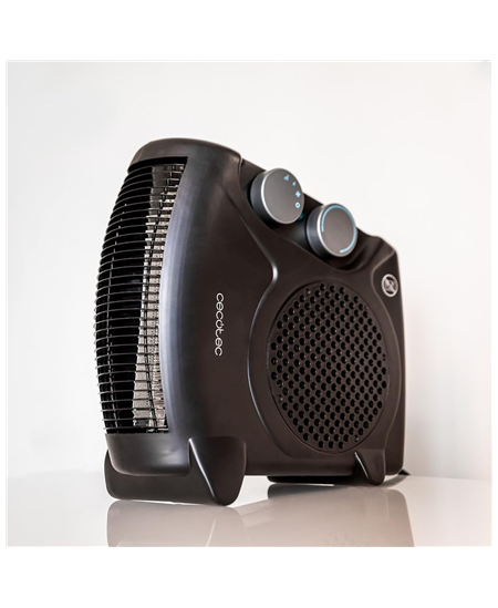 Cecotec ReadyWarm 2000 Max Dual Black | Fan heater | 2000 W | Number of power levels 3 | Suitable for rooms up to 20 m² | Black