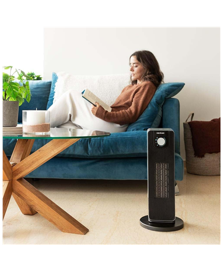 Cecotec ReadyWarm 2000 Max Ceramic Rotate | Ceramic Heater | 2000 W | Number of power levels 3 | Suitable for rooms up to 20 m²