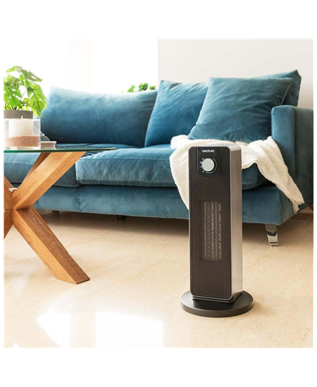 Cecotec ReadyWarm 2000 Max Ceramic Rotate | Ceramic Heater | 2000 W | Number of power levels 3 | Suitable for rooms up to 20 m²