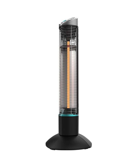 Cecotec ReadyWarm 1000 Power Tower | Halogen Heater | 1000 W | Number of power levels 2 | Black | IP55