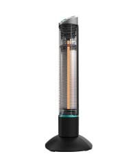 Cecotec ReadyWarm 1000 Power Tower | Halogen Heater | 1000 W | Number of power levels 2 | Black | IP55