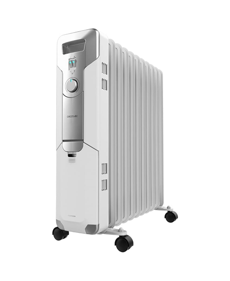 Cecotec ReadyWarm 11000 Space | Oil Radiator | 2500 W | Number of power levels 3 | Suitable for rooms up to 25 m² | White