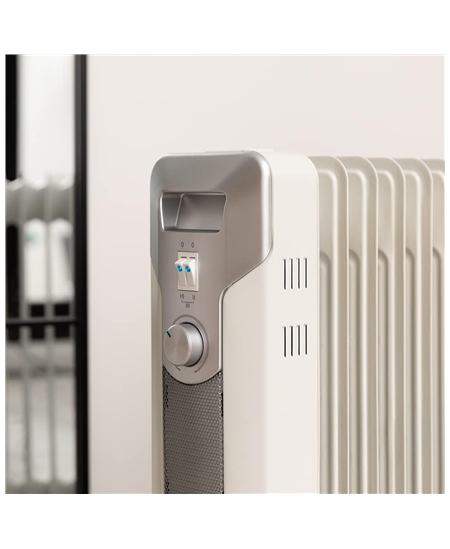 Cecotec ReadyWarm 11000 Space | Oil Radiator | 2500 W | Number of power levels 3 | Suitable for rooms up to 25 m² | White