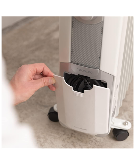 Cecotec ReadyWarm 11000 Space | Oil Radiator | 2500 W | Number of power levels 3 | Suitable for rooms up to 25 m² | White