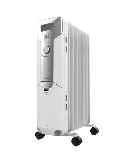 Cecotec ReadyWarm 7000 Space | Oil Radiator | 1500 W | Number of power levels 3 | Suitable for rooms up to 15 m² | White