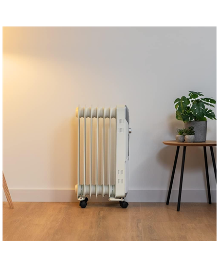 Cecotec ReadyWarm 7000 Space | Oil Radiator | 1500 W | Number of power levels 3 | Suitable for rooms up to 15 m² | White