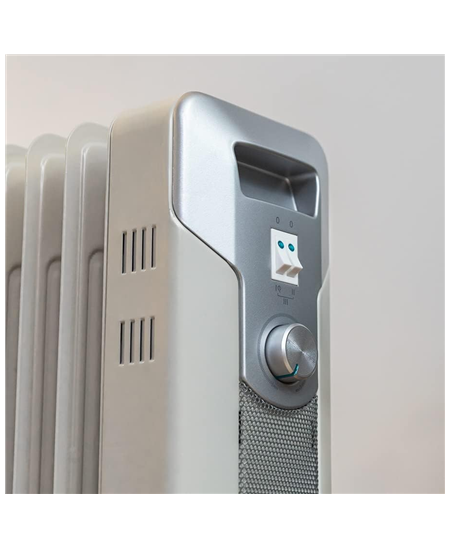 Cecotec ReadyWarm 7000 Space | Oil Radiator | 1500 W | Number of power levels 3 | Suitable for rooms up to 15 m² | White