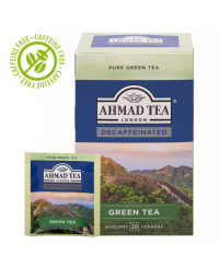 Ahmad Tea Žalioji arbata be kofeino, vokeliuose, 20 vnt.