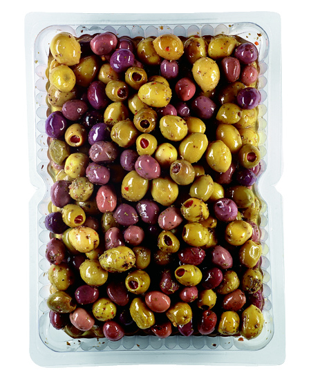 Alyvuogių mišinys aliejuje VIANDER, su prieskoniais, 1.5kg