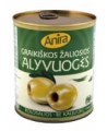 Alyvuogės ANIRA, graikiškos, žaliosios, be kauliukų, L dydis, 0,85 kg/0,82 kg