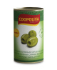 Alyvuogės COOPOLIVA, žalios, be kauliukų, M dydis, 350 g / 150 g