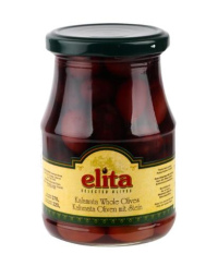 Alyvuogės ELITA Kalamata, su kauliukais, L dydis, 370 g/ 190 g