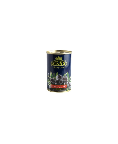 Alyvuogės MIKADO, juodos, be kaulo, M dydis, 280 g/90 g
