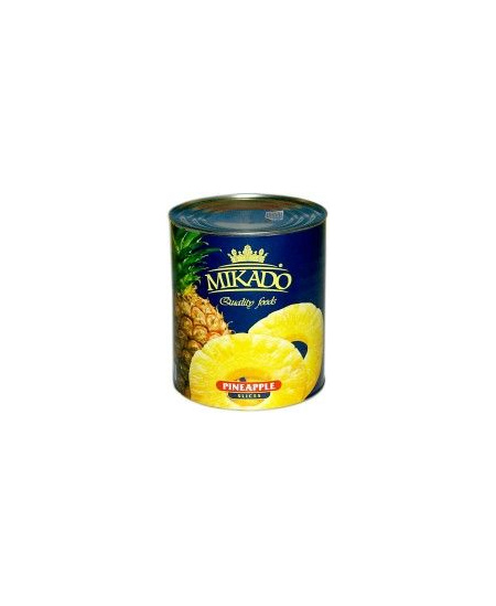 Ananasų griežinėliai MIKADO, 820 g / 490 g