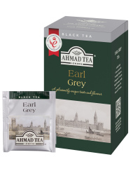 Arbata AHMAD EARL GREY, 20 arbatos pakelių folijos vokeliuose