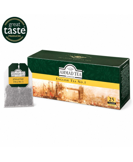 Arbata AHMAD ENGLISH TEA No.1, maišeliuose, 25vnt