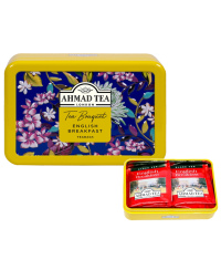 Arbata Ahmad, Tea Bouqet English Breakfast, metalinėje dėžutėje, 10vnt