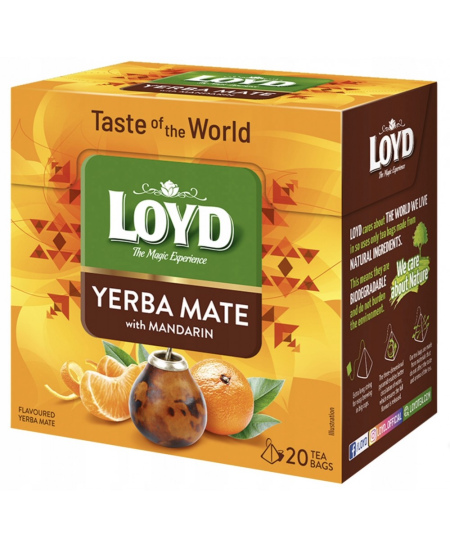 Arbata LOYD Yerba Mate&Mandarine 20x1,7g
