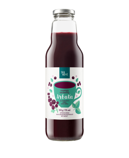 Arbata SKANOVĖ, juodųjų serbentų su medumi ir mėtų ekstraktu 880 g / 735 ml
