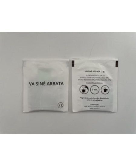 Arbata vaisinė, fasuota,2gx100vnt.