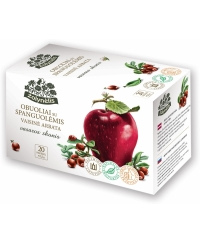 Arbata ŽOLYNĖLIS,su obuoliais ir spanguolėmis, 20 x 2,5 g