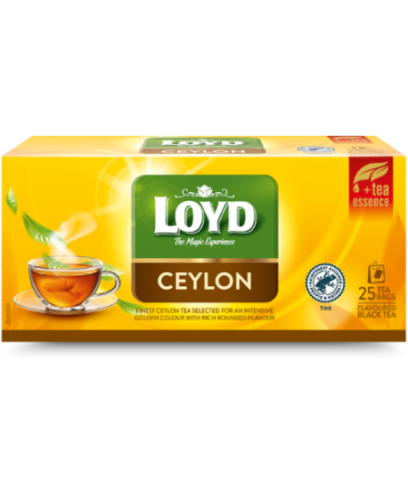 Aromatizuota juodoji arbata LOYD Ceylon, 25 x 2g