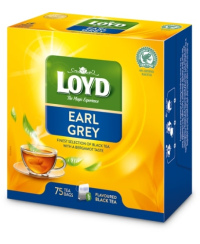 Aromatizuota juodoji arbata LOYD Earl Grey, 75 x 1.7g