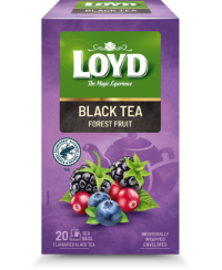 Aromatizuota juodoji arbata LOYD, miško uogų skonio, 20 x 1.7g
