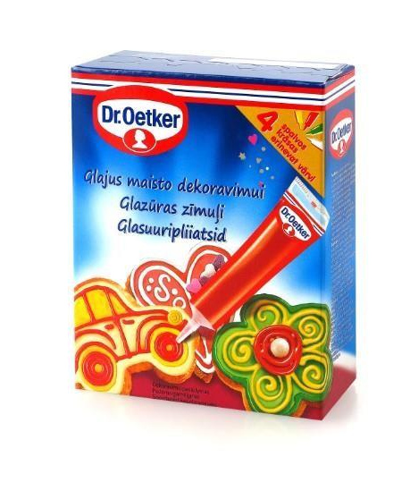 Desertinio glajaus DR. OETKER, pieštukai, 76g