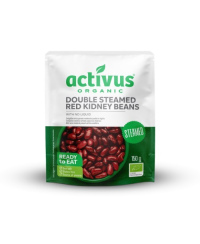 Ekologiškos raudonosios pupelės be skysčio ACTIVUS, plast. maišelyje, 150g  LT-EKO-001