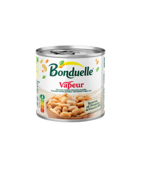 Garuose ruoštos baltosios pupos BONDUELLE VAPEUR, 425 ml