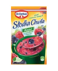 Greito paruošimo kisielius DR. OETKER, miško uogų skonio, su džiovintais vaisiais, 31,5 g