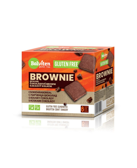 Pyragas Brownie BALVITEN GLUTEN FREE, 222 g