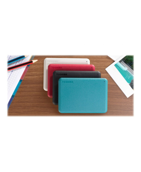 Toshiba Canvio Advance HDTCA10EG3AA 1000 GB, 2.5 ",  USB 3.2 Gen1, Green