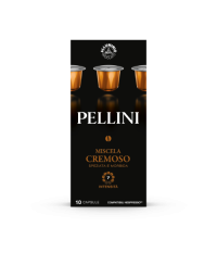 Kavos kapsulės PELLINI Cremoso, 10x5,5g