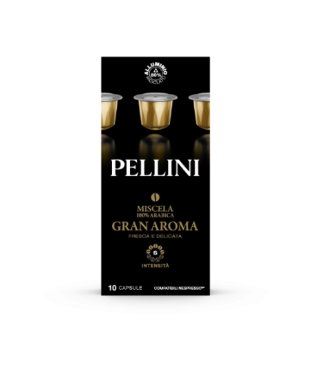 Kavos kapsulės PELLINI Gran Aroma, 10x5,5g