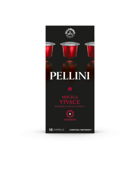 Kavos kapsulės PELLINI Vivace, 10x5,5g