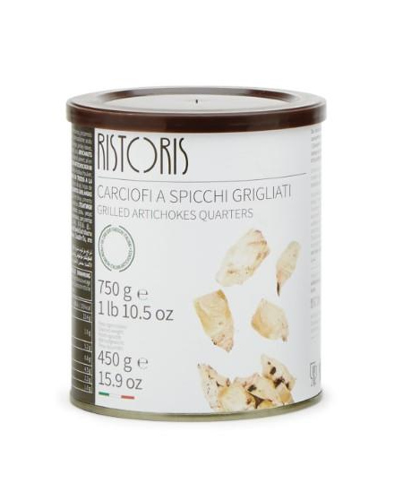 Kepti artišokų ketvirčiai RISTORIS, 750g/450 g