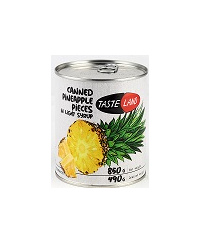 Konservuoti ananasų griežinėliai TASTE LAND, 850 g / 490 g
