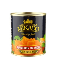 Konservuoti mandarinai MIKADO, silpname sirupe, 312 g/ 175 g