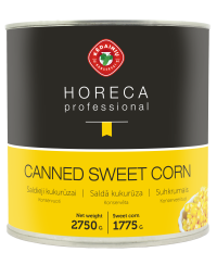 Konservuoti saldieji kukurūzai Horeca Professional, 2,75/1,775 kg