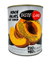 Konservuotos persikų puselės BIG SUN, 822 g / 480 g