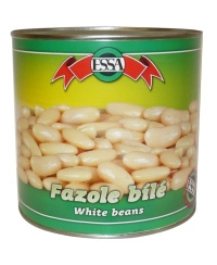 Konservuotos pupelės ESSA, baltos, 2,6 kg / 1,5 kg