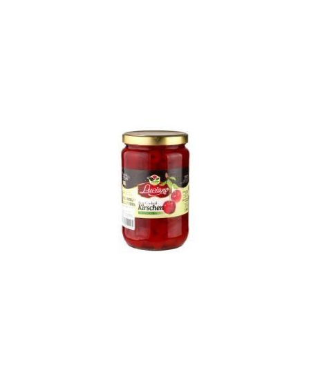 Konservuotos raudonos vyšnios LUCIANO, kokteiliams, su kotais, 1,9/1 kg