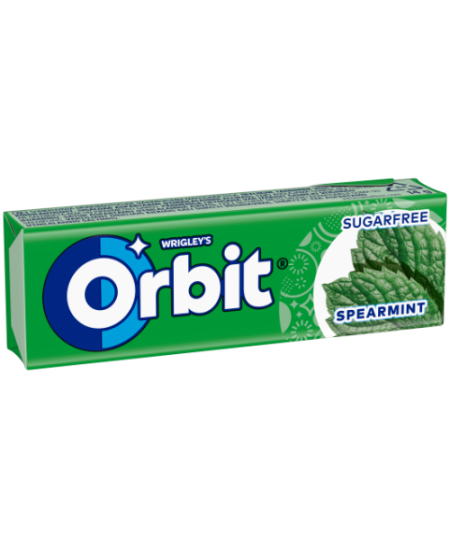 Kramtomoji guma ORBIT Spearmint, 14 g