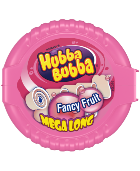 Kramtomos gumos juostelė HUBBA BUBBA Fruit Tape, 56g