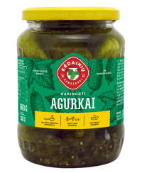 Marinuoti agurkai KĖDAINIŲ, 660 g/330 g