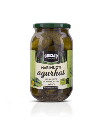 Marinuoti agurkai OBELIŲ, 860g