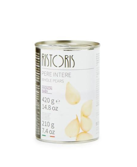 Mini kriaušės RISTORIS, 420g/210 g