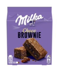 Minkšti pyragaičiai su šokoladu MILKA Choco Brownie, 150 g